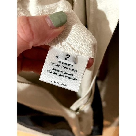 Rachel Comey Handy Jumpsuit Dirty White/Washed Bla - Picture 8 of 10